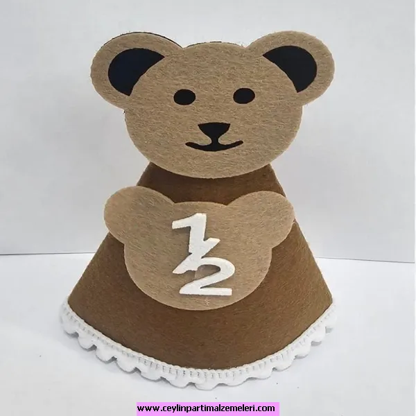 Ayıcık 1/2 Kukuleta Şapka